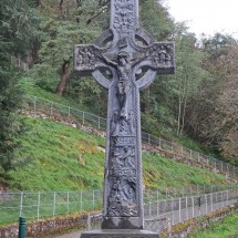 Cross at the end of the cloister
